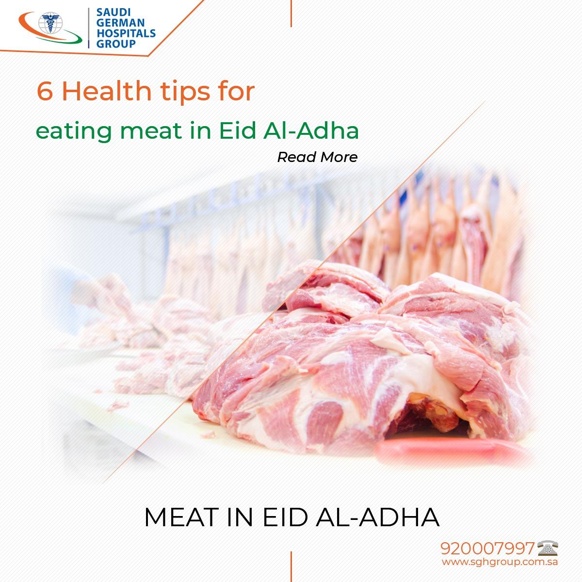 6 Health tips for eating meat in Eid Al-Adha