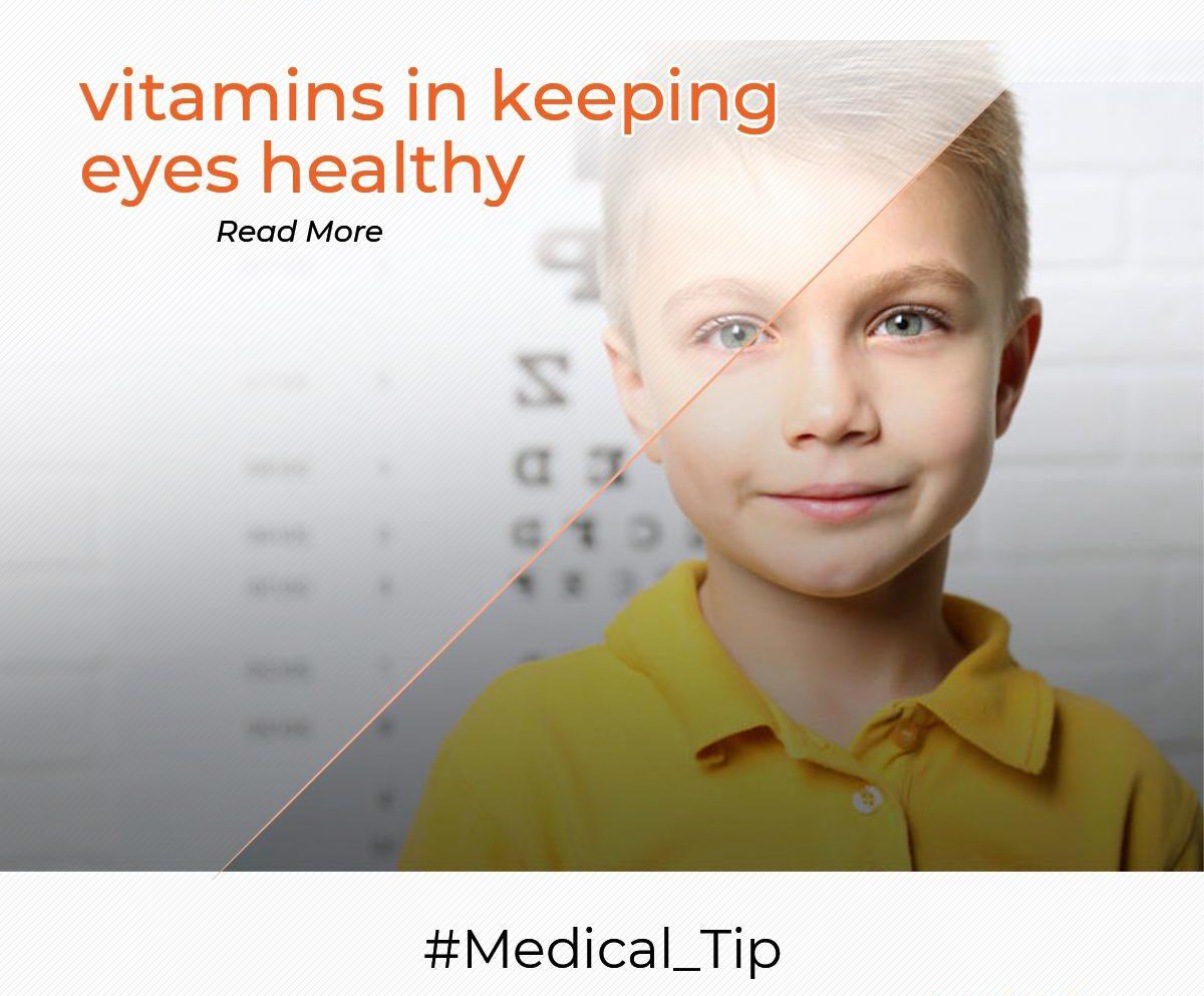 Role of vitamins in keeping eyes healthy