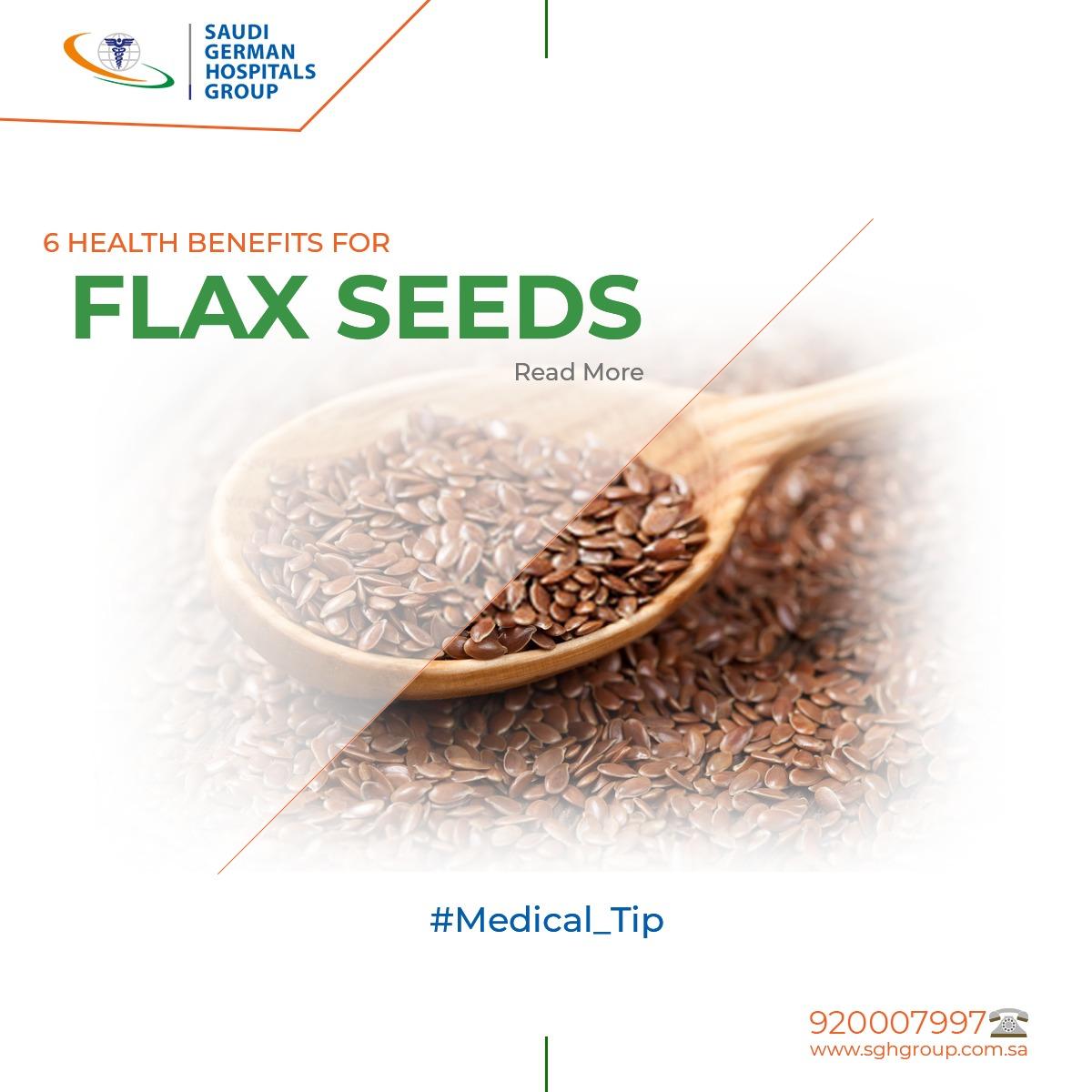 6 Health benefits for flax seeds
